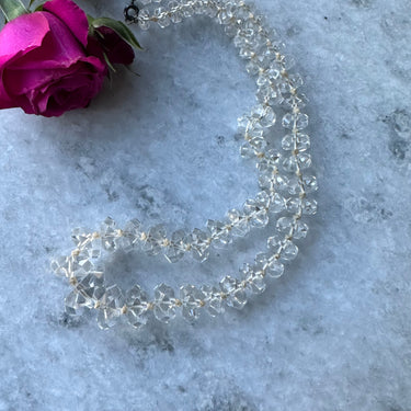 Crystal Glass Beaded Necklace Bloomers and Frocks